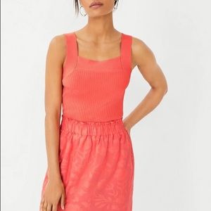 Coral Ann Taylor Ribbed tank top